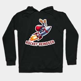 Rocket Reindeer - A Space Adventure Hoodie